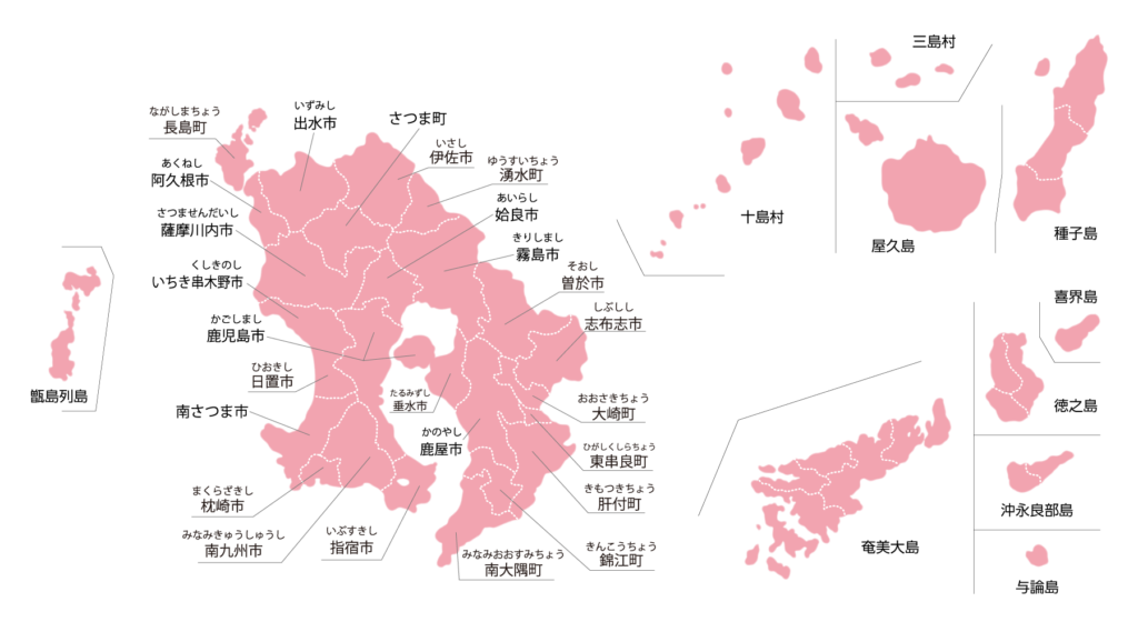 鹿児島県MAP